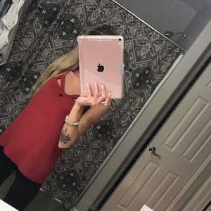 NWT red express dress shirt/tank